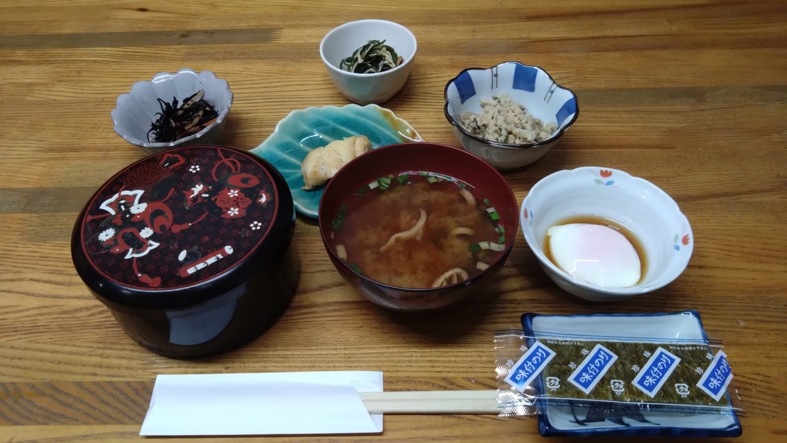 朝食のお膳